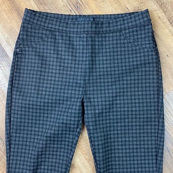 Sanctuary Runway Plaid Ponte Knit Crop Pants Sz M - Picture 5 of 7